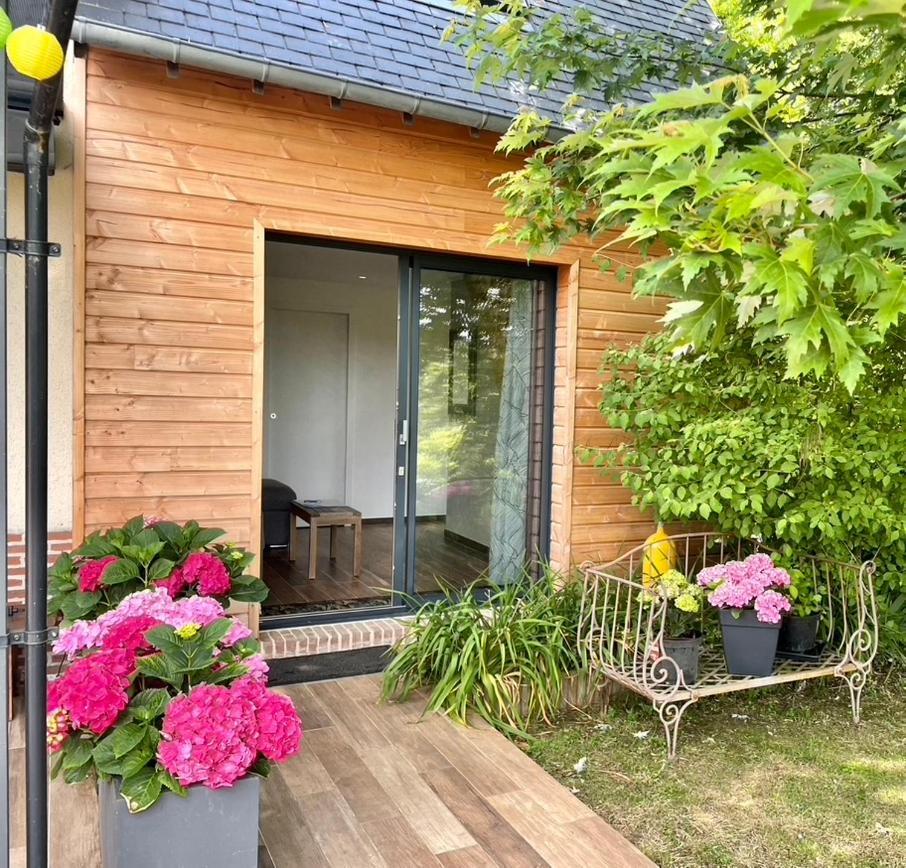 Beauchamps Maison d'hotes Genneville Exterior foto